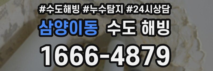 삼양이동 수도 해빙