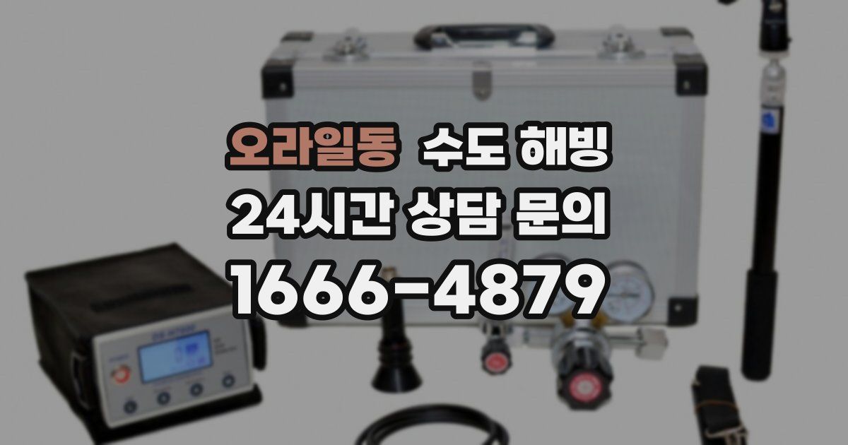 오라일동 수도 해빙