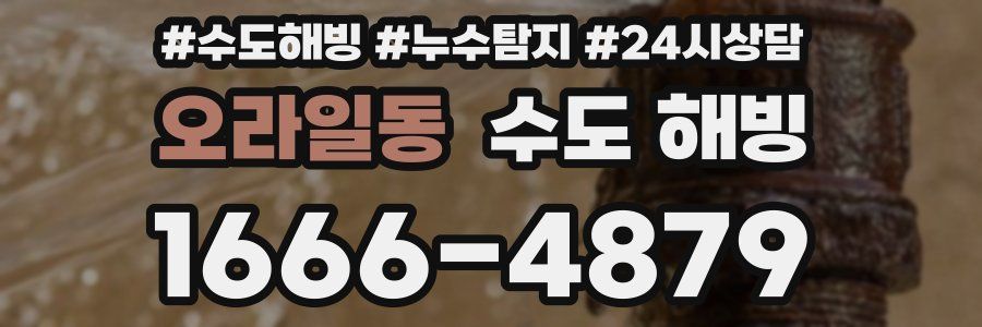 오라일동 수도 해빙