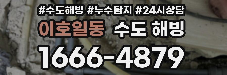 이호일동 수도 해빙