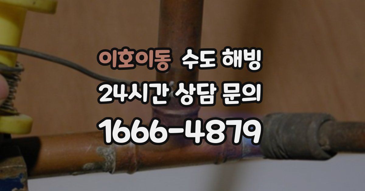 이호이동 수도 해빙