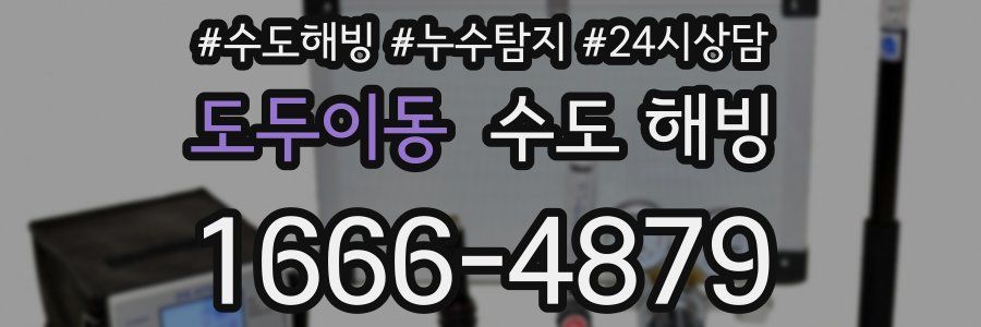 도두이동 수도 해빙