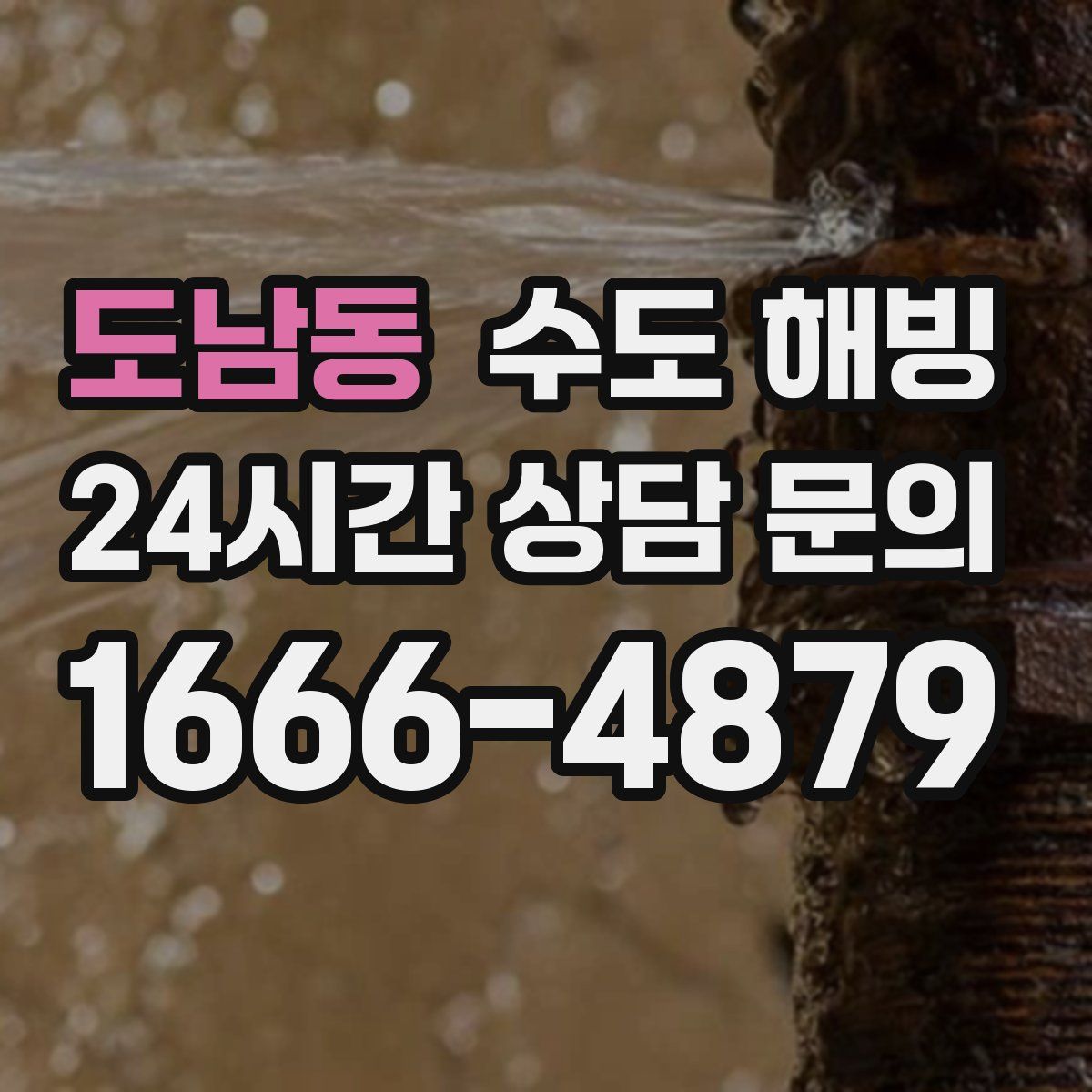 도남동 수도 해빙