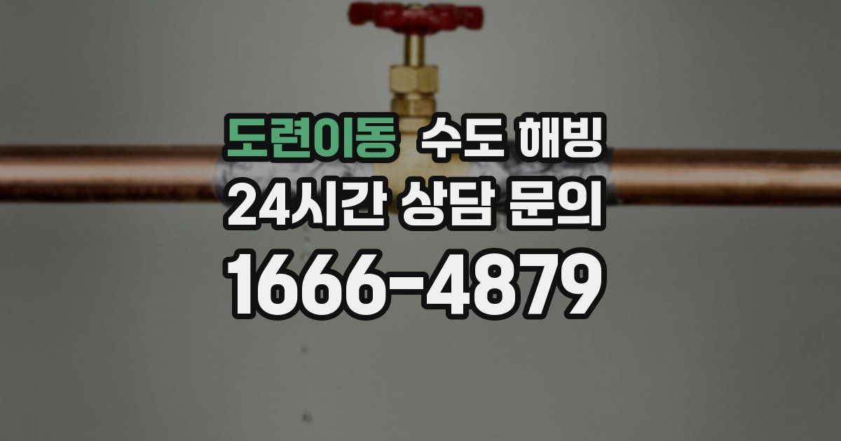 도련이동 수도 해빙