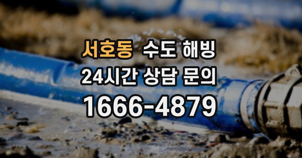 서호동 수도 해빙 후 정수기 필터 점검이 필요한 이유