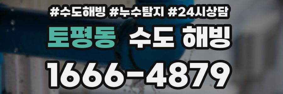 토평동 수도 해빙