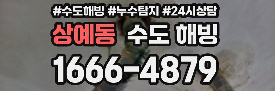 상예동 수도 해빙