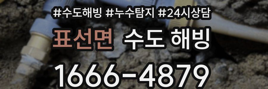 표선면 수도 해빙