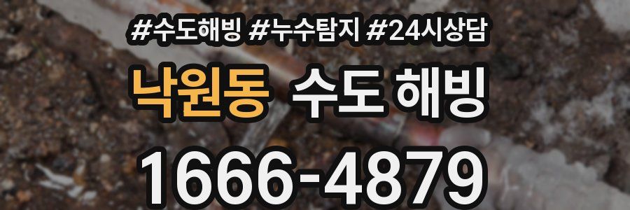 낙원동 수도 해빙