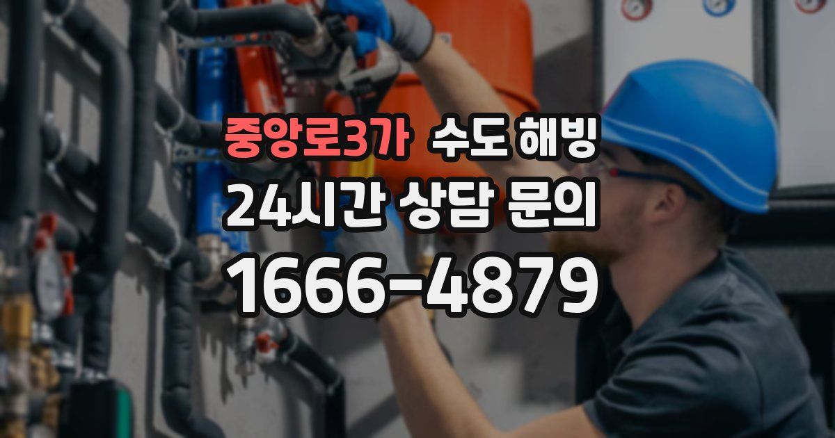 중앙로3가 수도 해빙