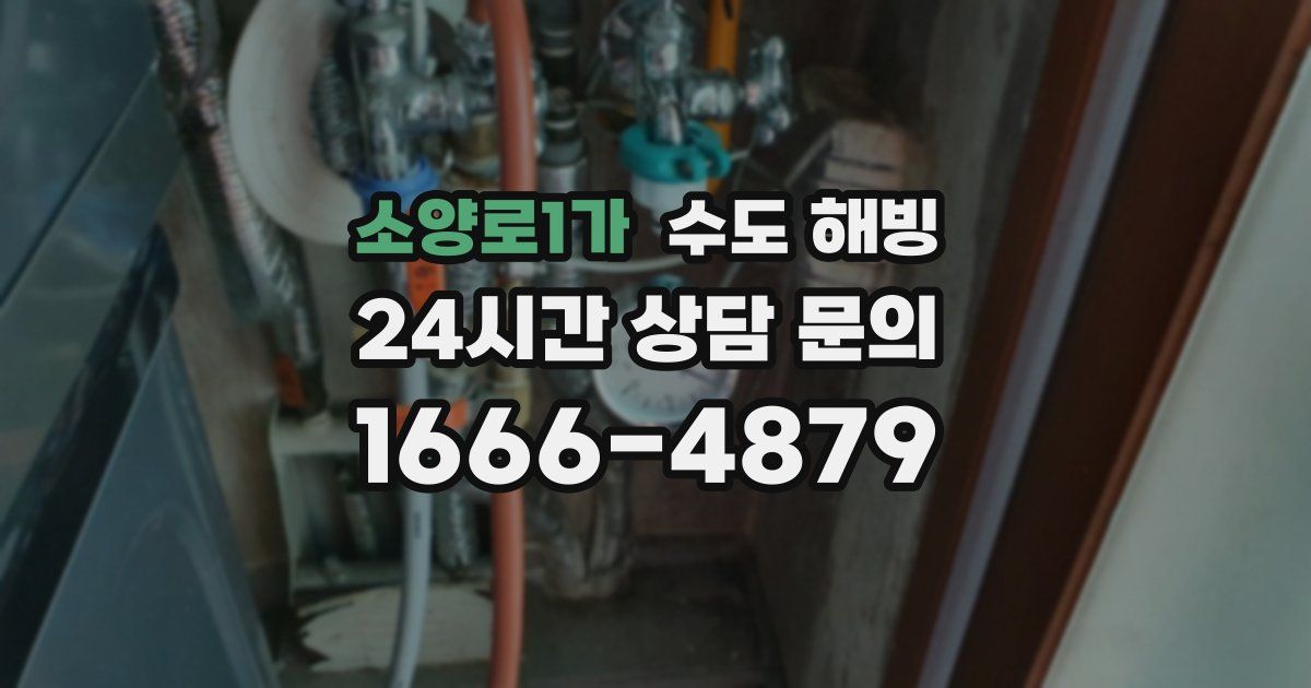 소양로1가 수도 해빙