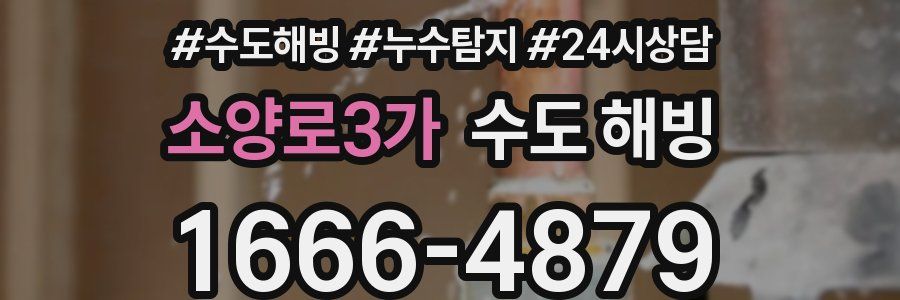 소양로3가 수도 해빙
