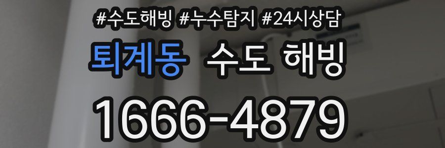 퇴계동 수도 해빙