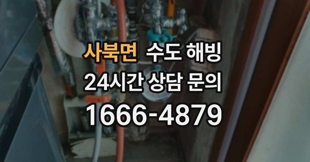 사북면 수도 해빙