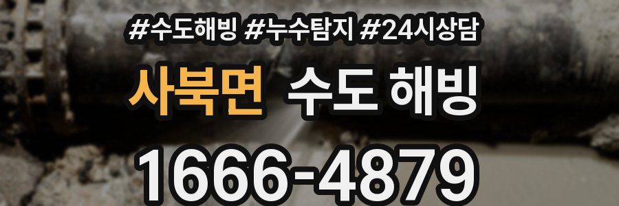 사북면 수도 해빙