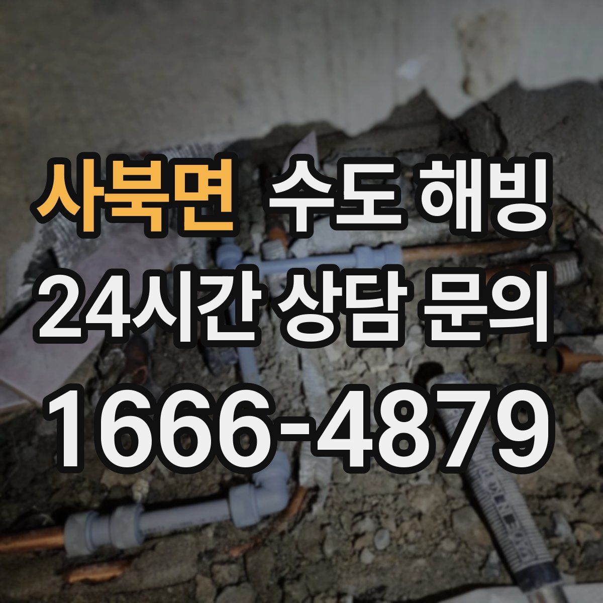 사북면 수도 해빙