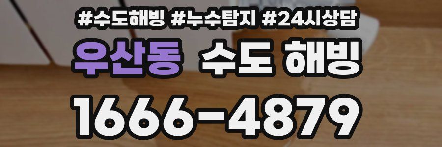 우산동 수도 해빙