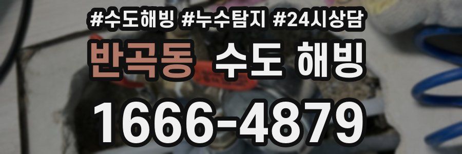 반곡동 수도 해빙