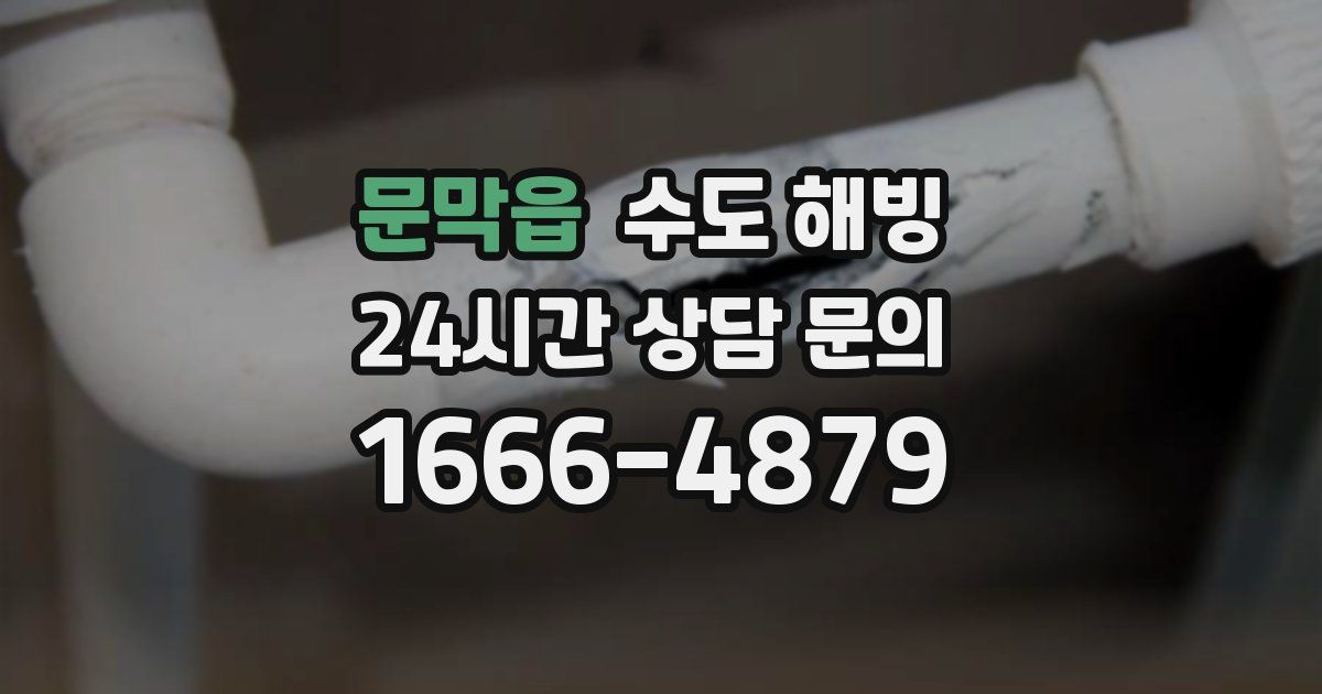 문막읍 수도 해빙