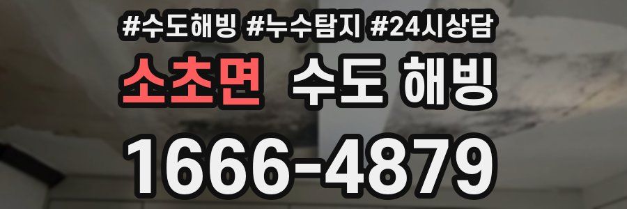 소초면 수도 해빙