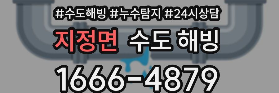 지정면 수도 해빙