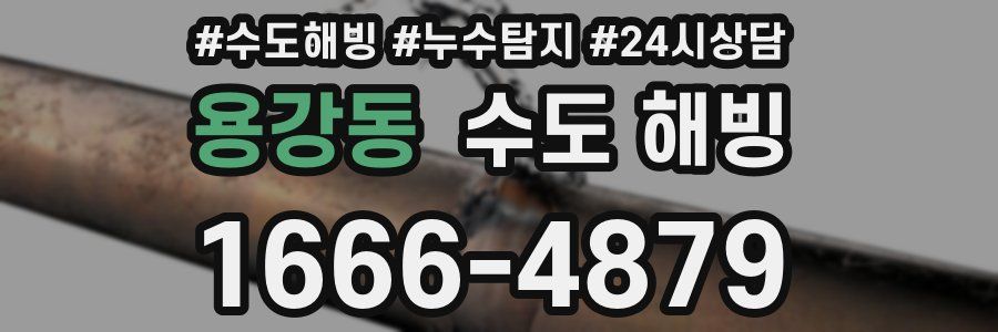 용강동 수도 해빙