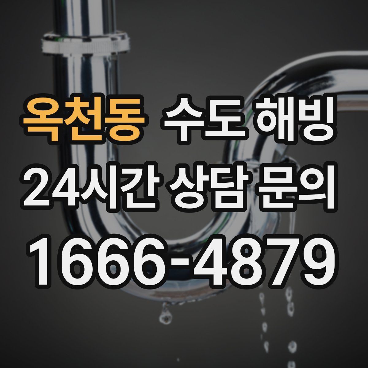 옥천동 수도 해빙