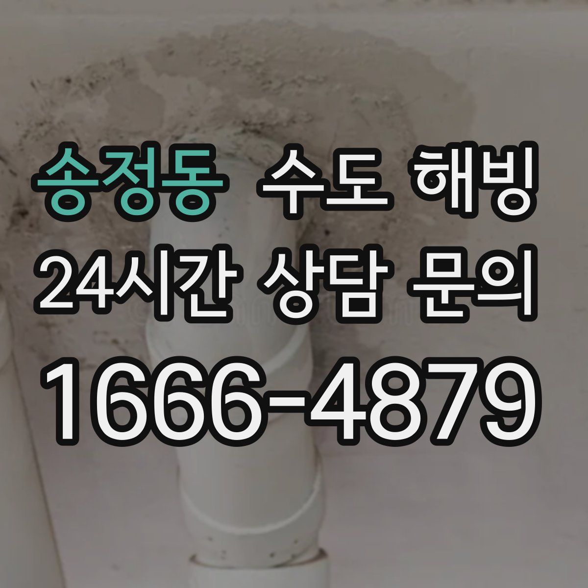 송정동 수도 해빙