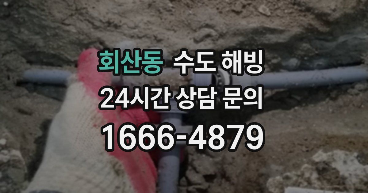 회산동 수도 해빙