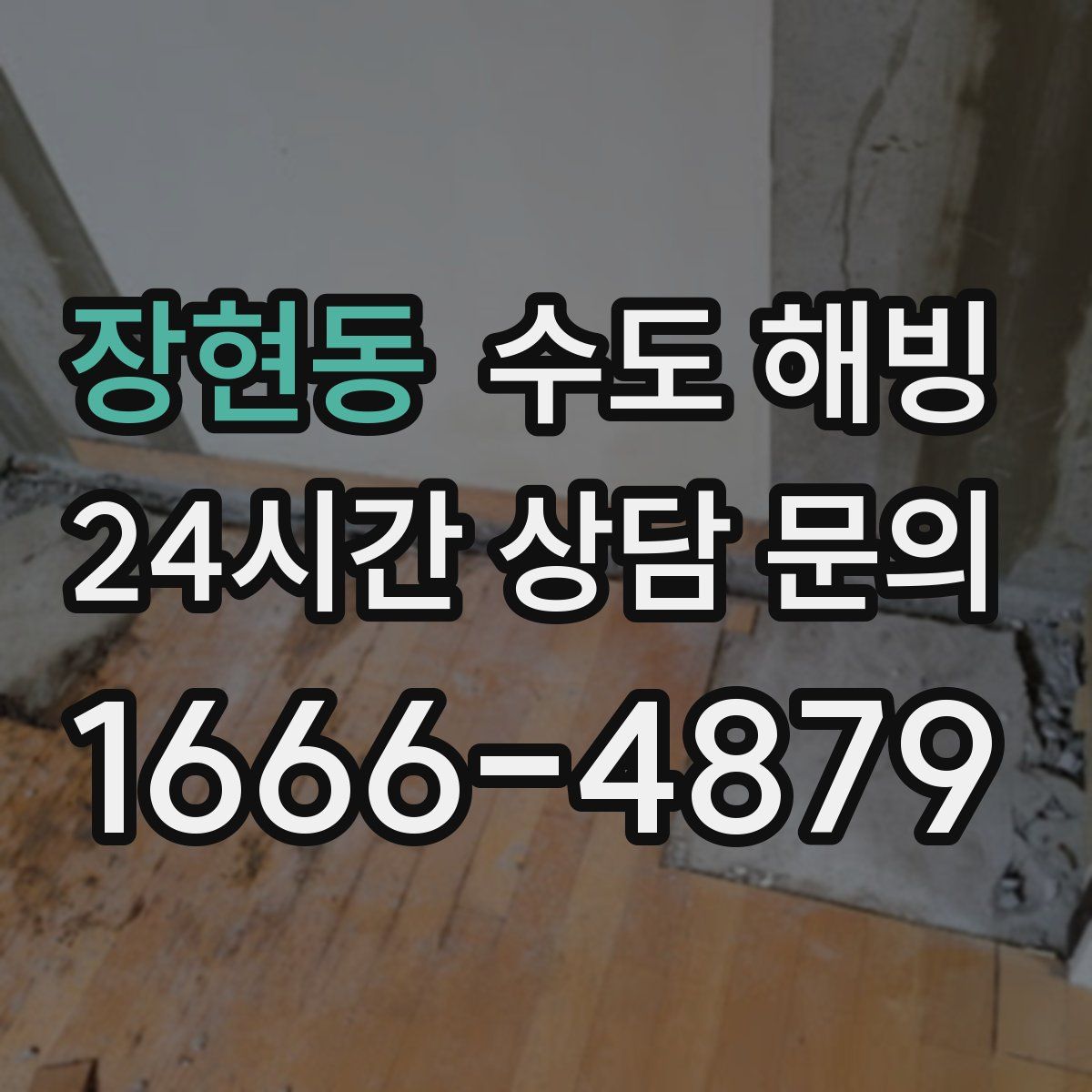 장현동 수도 해빙