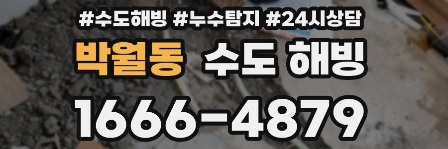 박월동 수도 해빙