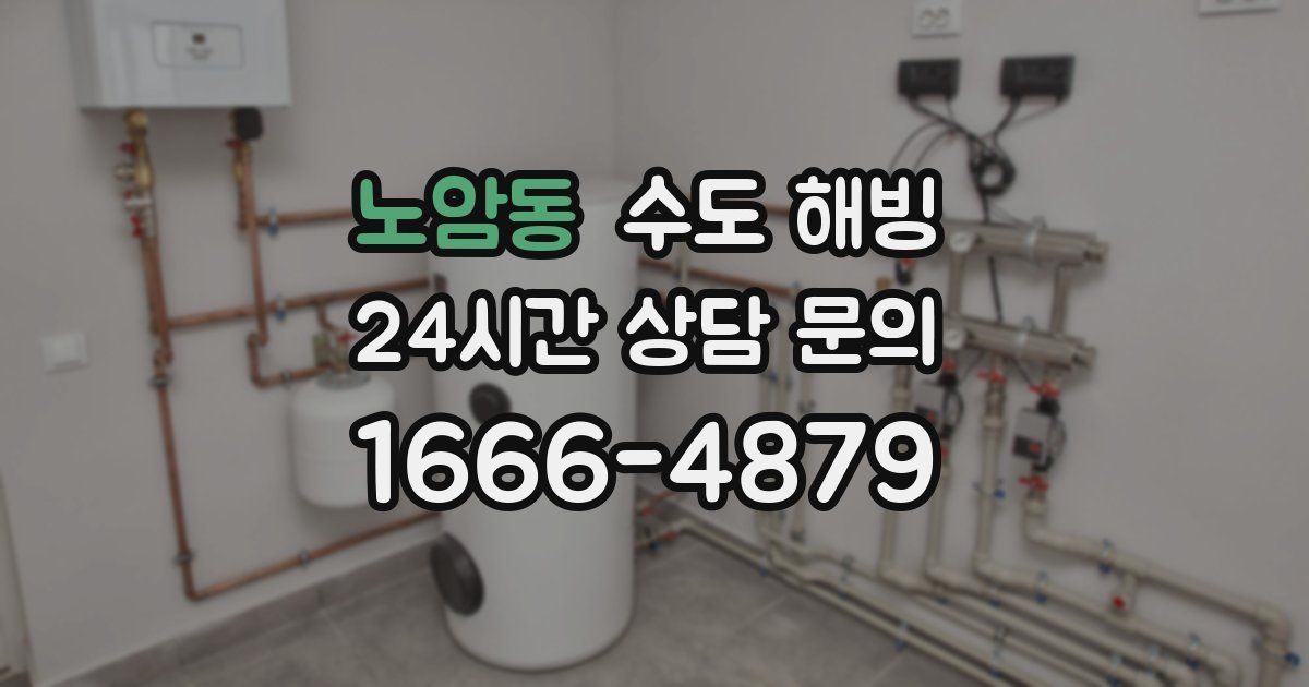 노암동 수도 해빙