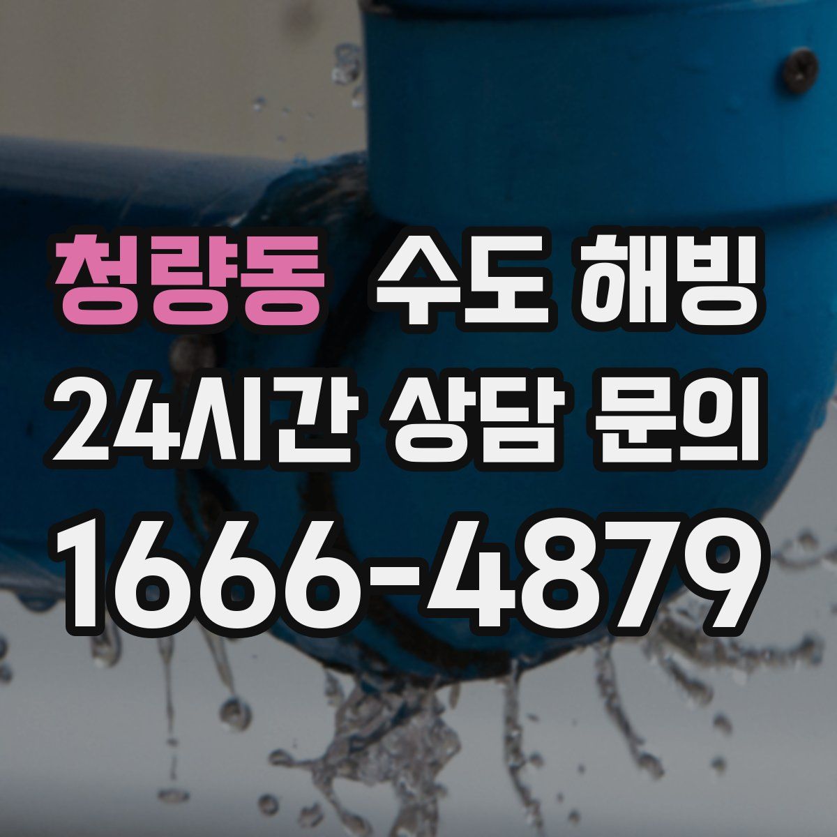 청량동 수도 해빙