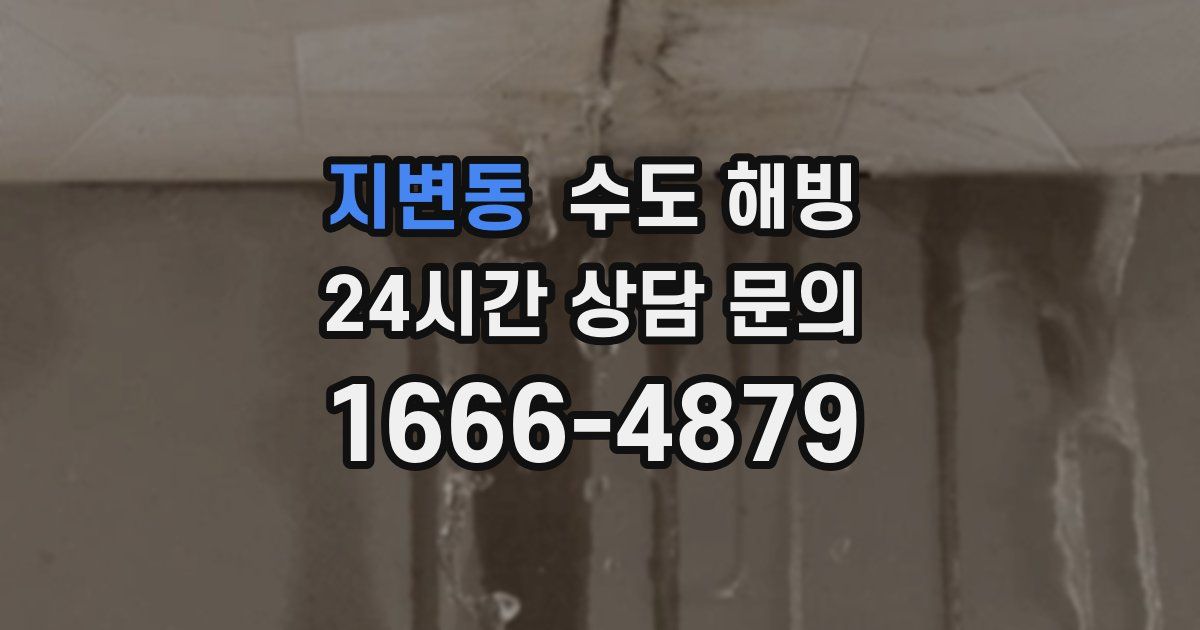 지변동 수도 해빙