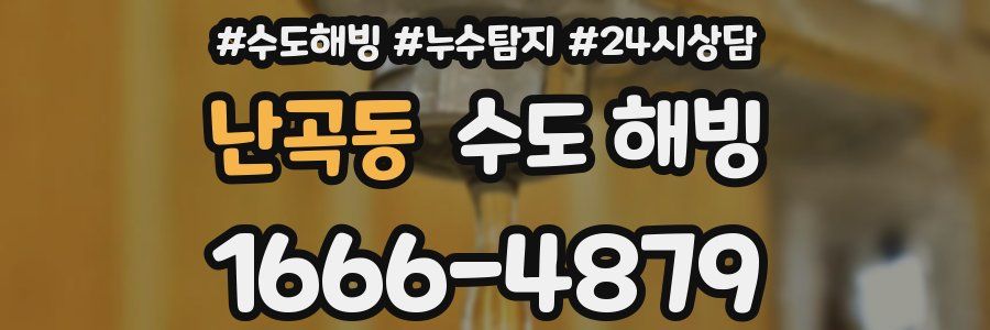 난곡동 수도 해빙