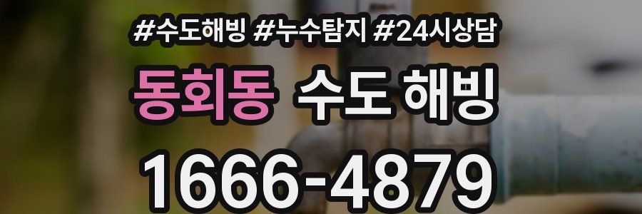 동회동 수도 해빙