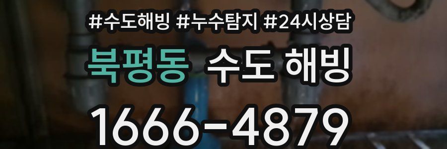 북평동 수도 해빙