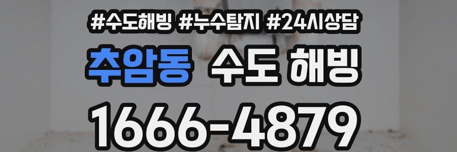 추암동 수도 해빙