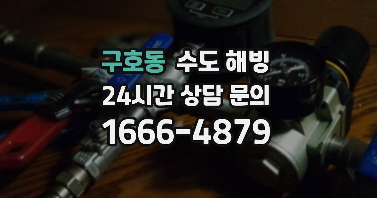 구호동 수도 해빙