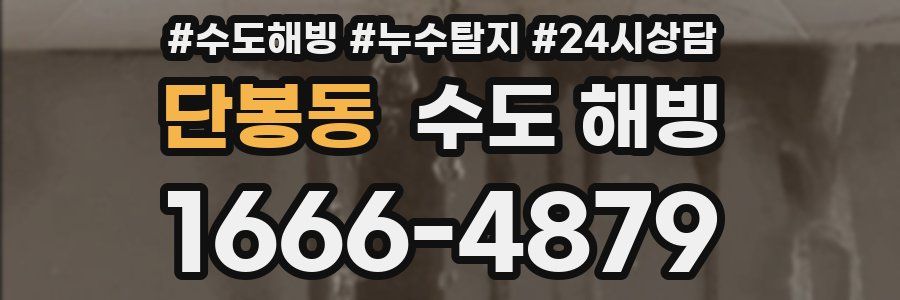 단봉동 수도 해빙