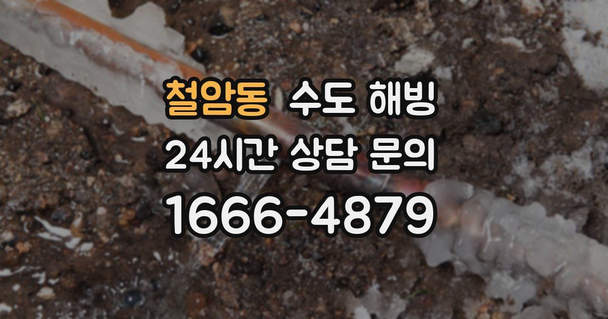 철암동 수도 해빙