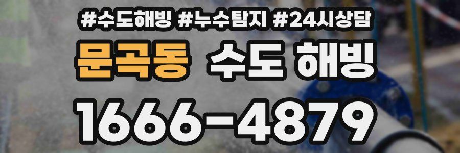 문곡동 수도 해빙