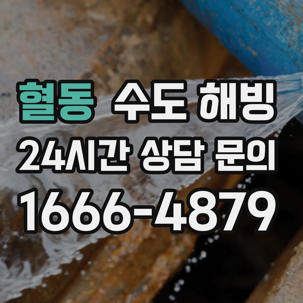 혈동 수도 해빙