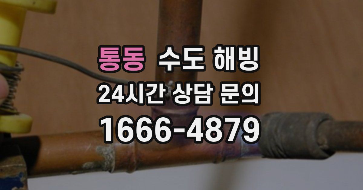 통동 수도 해빙