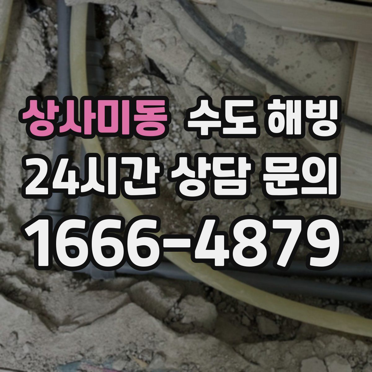 상사미동 수도 해빙