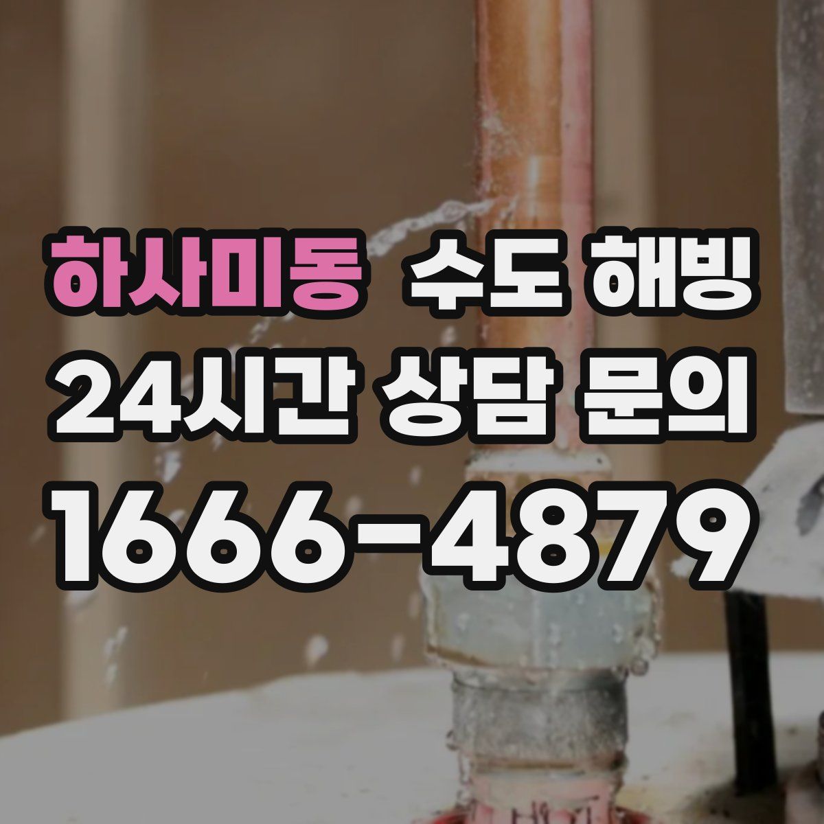 하사미동 수도 해빙