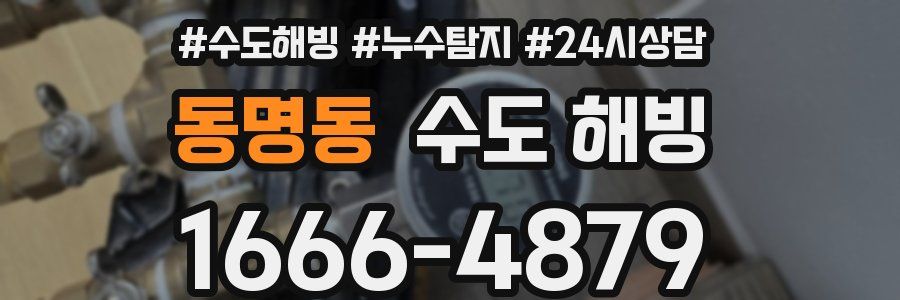 동명동 수도 해빙