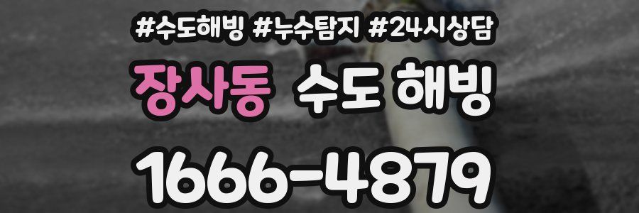 장사동 수도 해빙