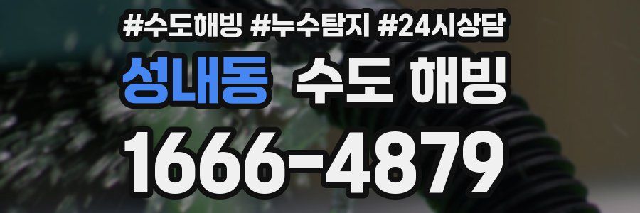 성내동 수도 해빙