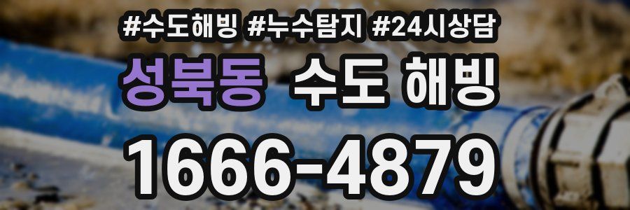 성북동 수도 해빙